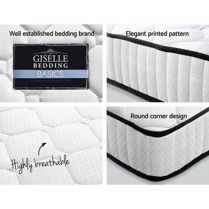 Giselle Bedding 21cm Mattress Tight Top Queen -Home Living Store - -  