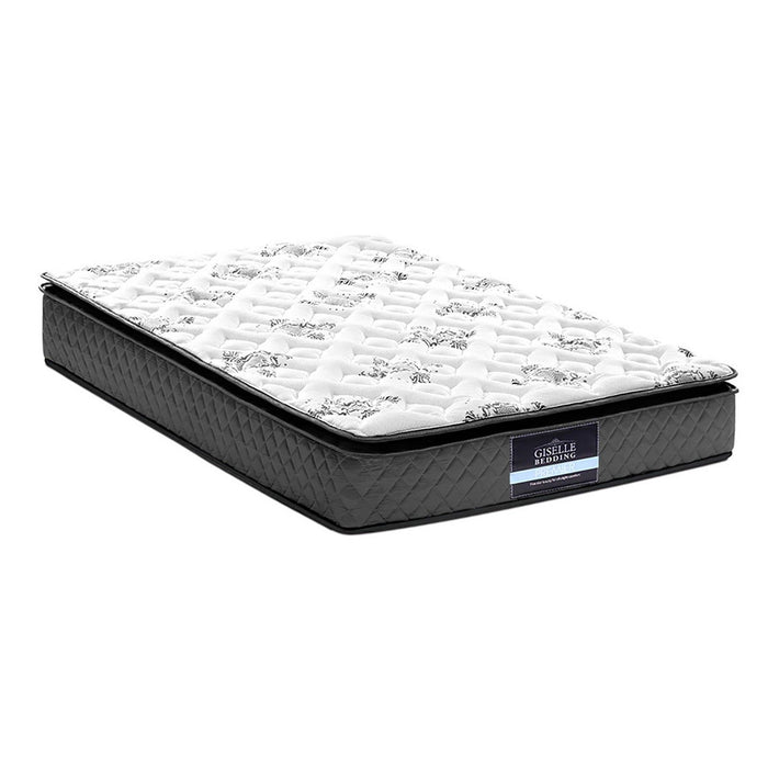 Giselle Bedding 24cm Mattress Pillow Top King Single -Home Living Store - -  
