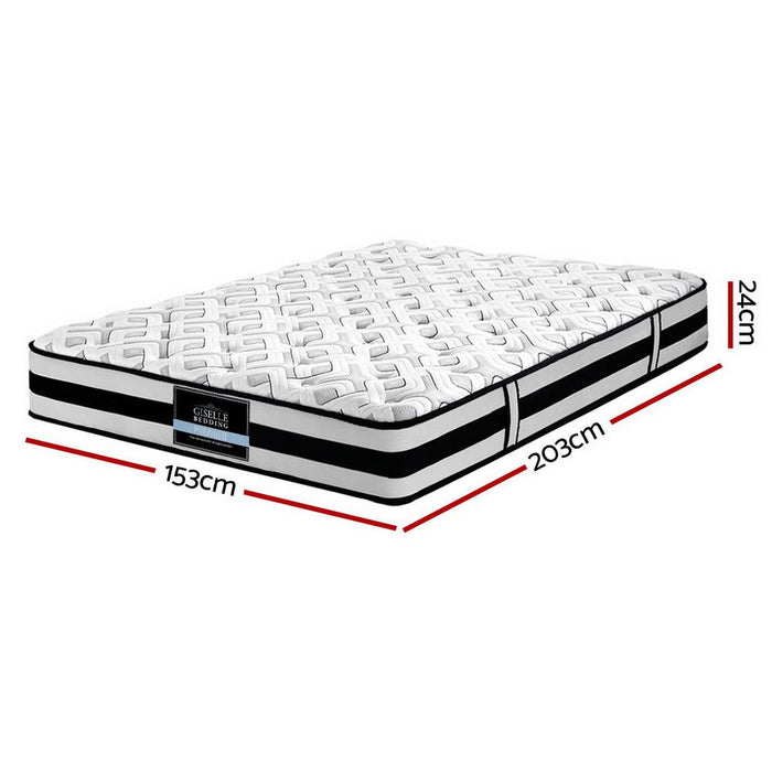 Giselle Bedding 24cm Mattress Super Firm Queen -Home Living Store - -  