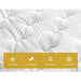 Giselle Bedding 25cm Mattress Green Tea Foam Double -Home Living Store - -  