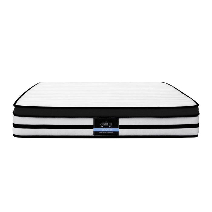 Giselle Bedding 27cm Mattress Euro Top King -Home Living Store - -  