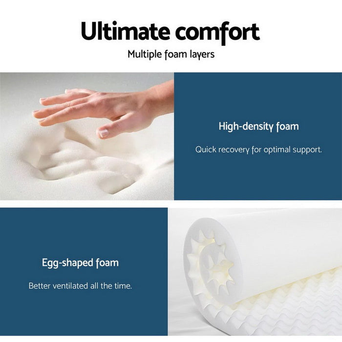 Giselle Bedding 28cm Mattress Super Firm Double -Home Living Store - -  