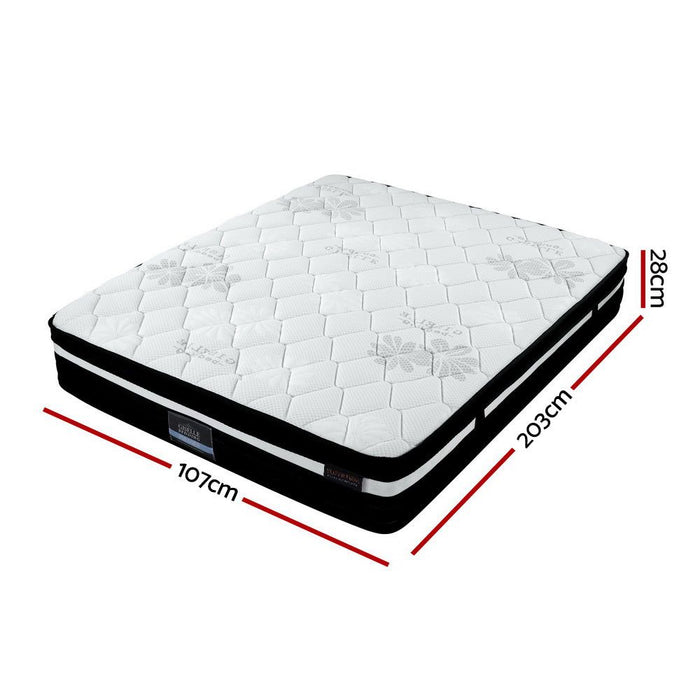 Giselle Bedding 28cm Mattress Super Firm King Single -Home Living Store - -  