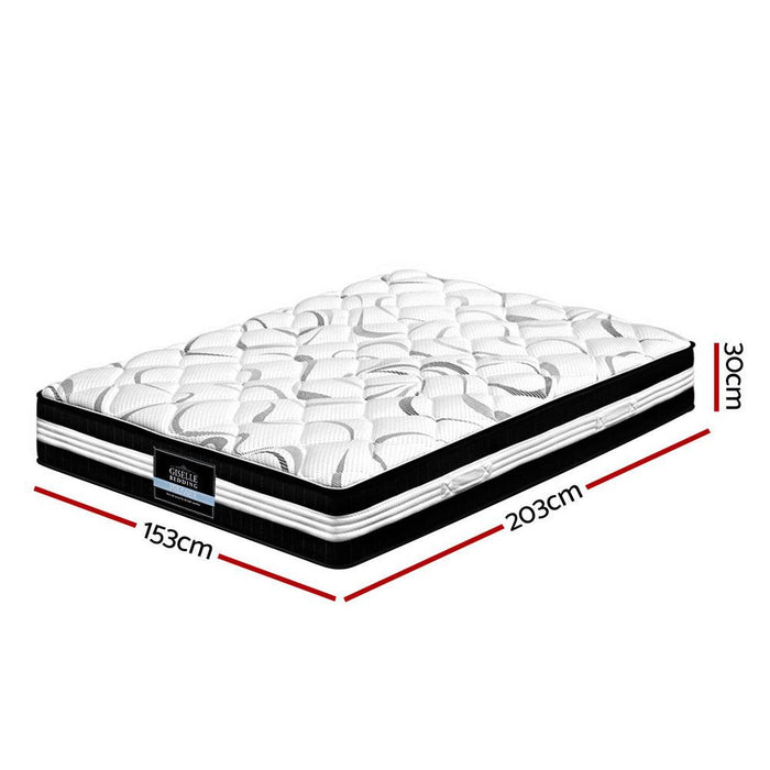 Giselle Bedding 30cm Mattress Medium Firm Queen -Home Living Store - -  