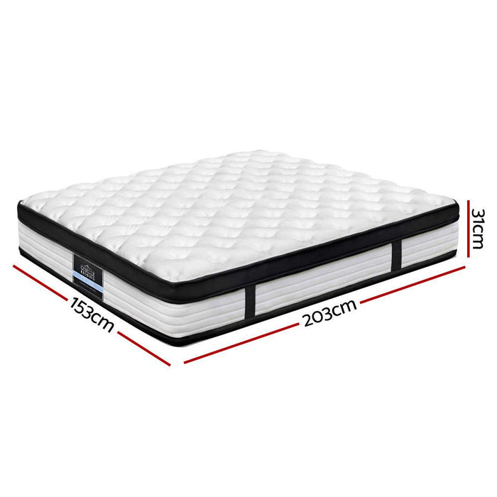 Giselle Bedding 31cm Mattress Euro Top Queen -Home Living Store - -  