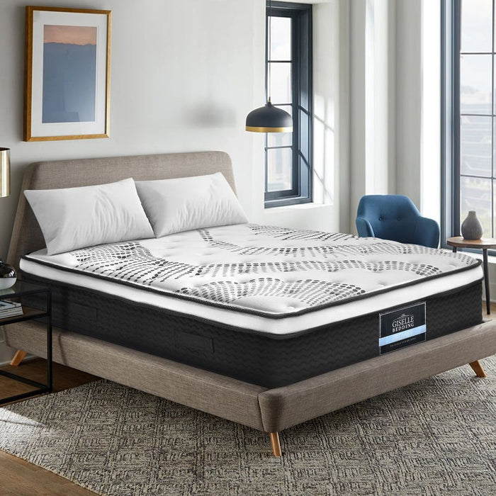 Giselle Bedding 32cm Mattress Euro Top Double -Home Living Store - -  