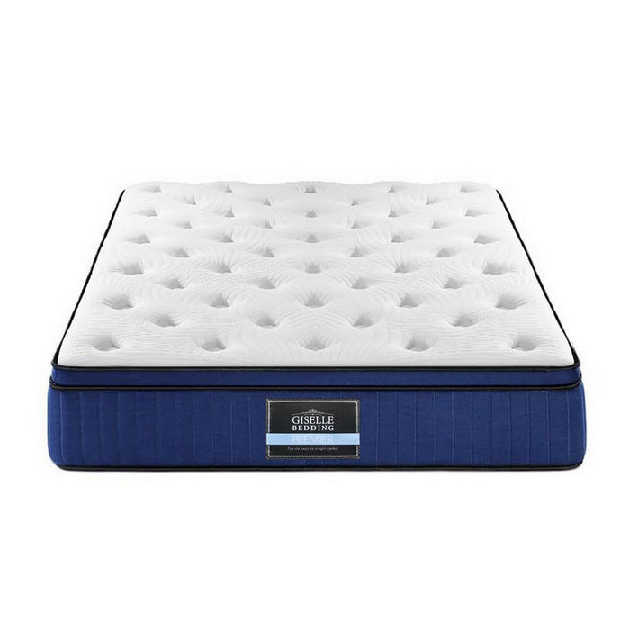 Giselle Bedding 34cm Mattress Cool Gel Memory Foam 7 Zone Queen -Home Living Store - -  