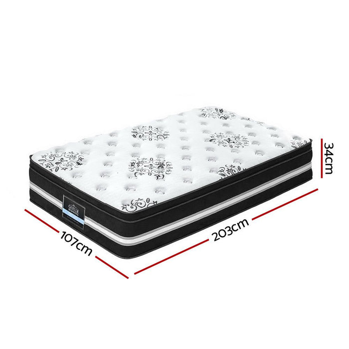 Giselle Bedding 34cm Mattress Cool Gel Memory Foam King Single -Home Living Store - -  