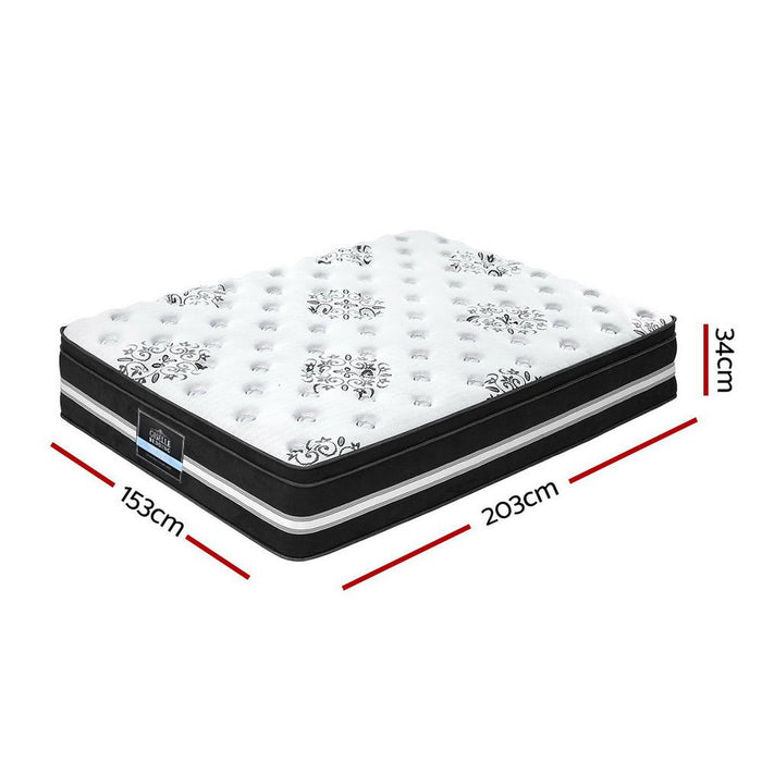 Giselle Bedding 34cm Mattress Cool Gel Memory Foam Queen -Home Living Store - -  