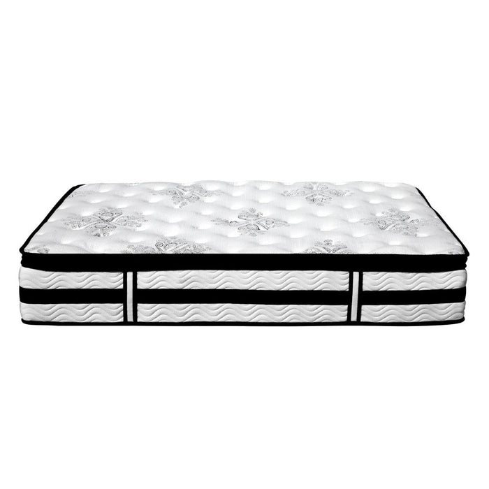 Giselle Bedding 34cm Mattress Euro Top Pocket Spring Queen -Home Living Store - -  