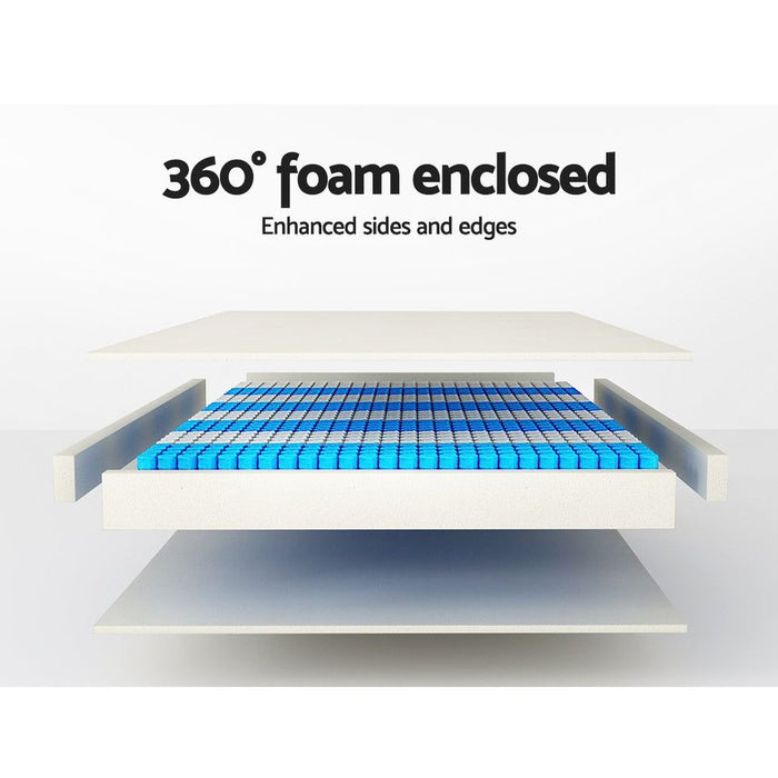 Giselle Bedding 35cm Mattress Bamboo Cover Queen -Home Living Store - -  