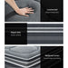 Giselle Bedding 35cm Mattress Bamboo Cover Queen -Home Living Store - -  