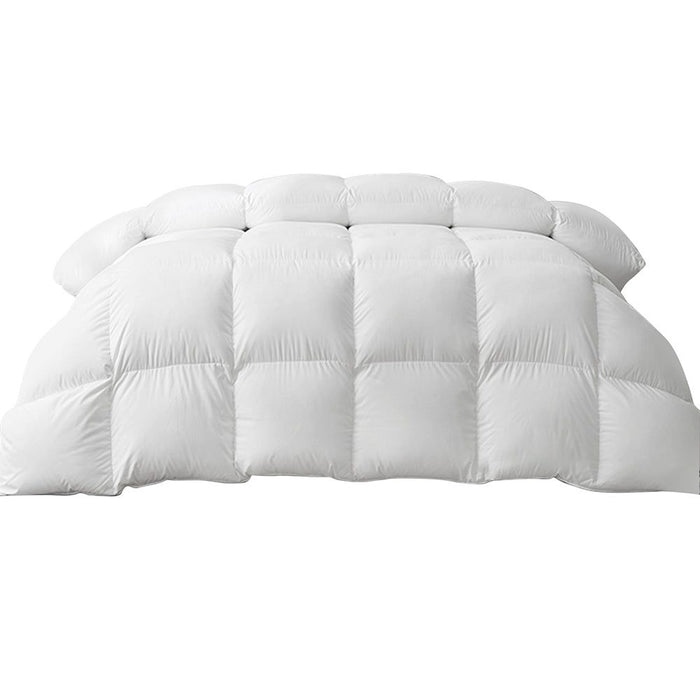 Giselle Bedding Duck Down Feather Quilt 700GSM King Size -Home Living Store - -  
