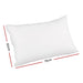 Giselle Bedding Duck Feather Down Pillow Luxury Twin Pack -Home Living Store - -  