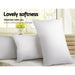 Giselle Bedding Duck Feather Down Pillow Twin Pack -Home Living Store - -  