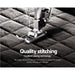 Giselle Bedding Faux Mink Quilt Charcoal Double -Home Living Store - -  