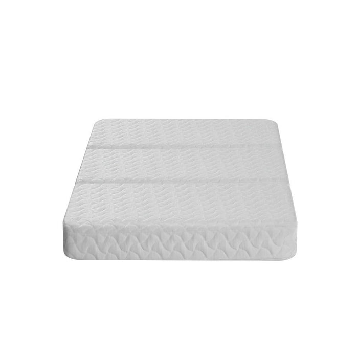 Giselle Bedding Foldable Mattress Folding Foam Cot Bed White -Home Living Store - -  