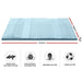 Giselle Bedding Memory Foam Mattress Topper 7-Zone 5cm Queen -Home Living Store - -  