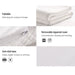 Giselle Bedding Memory Foam Mattress Topper 8cm Double -Home Living Store - -  