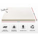 Giselle Bedding Memory Foam Mattress Topper 8cm Double -Home Living Store - -  