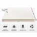 Giselle Bedding Memory Foam Mattress Topper 8cm King -Home Living Store - -  