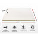 Giselle Bedding Memory Foam Mattress Topper 8cm Queen -Home Living Store - -  