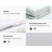 Giselle Bedding Memory Foam Mattress Topper Cool Gel 5cm Single -Home Living Store - -  