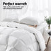 Giselle Bedding Queen Size 700GSM Goose Down Feather Quilt -Home Living Store - -  