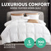 Giselle Bedding Single Size Goose Down Quilt -Home Living Store - -  