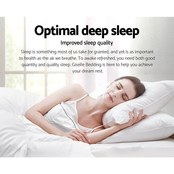Giselle Bedding Super King 700GSM Microfibre Bamboo Microfiber Quilt -Home Living Store - -  