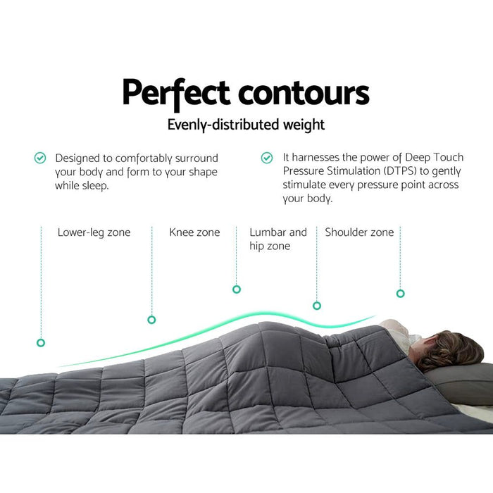 Giselle Weighted Blanket 7KG Adult -Home Living Store - -  