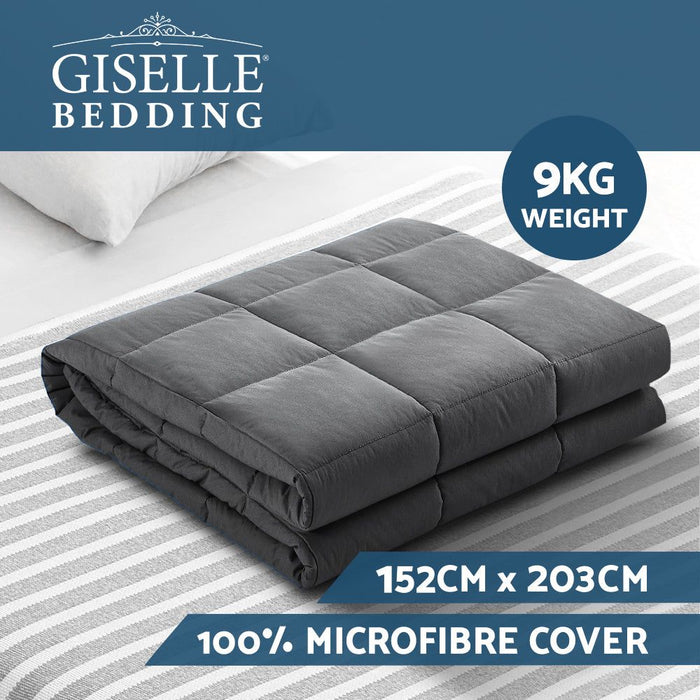 Giselle Weighted Blanket 9KG Adult -Home Living Store - -  