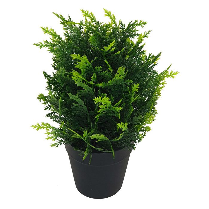 Green Shrub 25cm Life-like Artificial Plant by Criterion -Home Living Store - -  