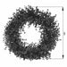 Green Wreath 40cm Artifical Plant by Criterion -Home Living Store - -  