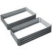 Greenfingers 2x Garden Bed 150x90cm Planter Box Raised Container Galvanised Herb -Home Living Store - -  