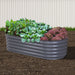 Greenfingers Garden Bed 160X80X42cm Oval Planter Box Raised Container Galvanised -Home Living Store - -  