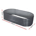 Greenfingers Garden Bed 160X80X42cm Oval Planter Box Raised Container Galvanised -Home Living Store - -  