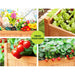 Greenfingers Garden Bed 90x30x33cm Wooden Planter Box Raised Container Growing -Home Living Store - -  