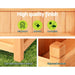 Greenfingers Garden Bed 90x30x33cm Wooden Planter Box Raised Container Growing -Home Living Store - -  