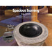 Grillz Fire Pit Table Outdoor Fireplace - Round -Home Living Store - -  