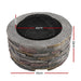 Grillz Fire Pit Table Outdoor Fireplace - Round -Home Living Store - -  