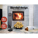 Grillz Fireplace Tool Set Fire Place Tools Poker Brush Shovel Stand Tongs -Home Living Store - -  