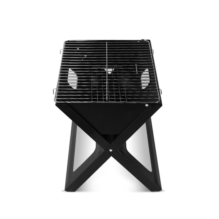 Grillz Notebook Portable Charcoal BBQ Grill -Home Living Store - -  