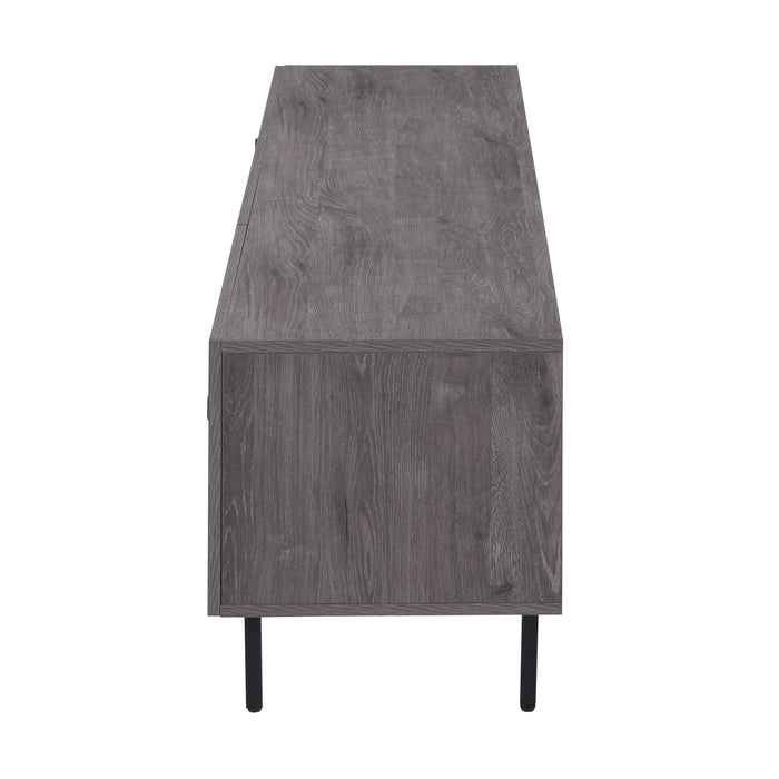 Tauris HAMBURG2000GR TV Unit – 2000mm Rustic Grey Entertainment Cabinet with Drawers