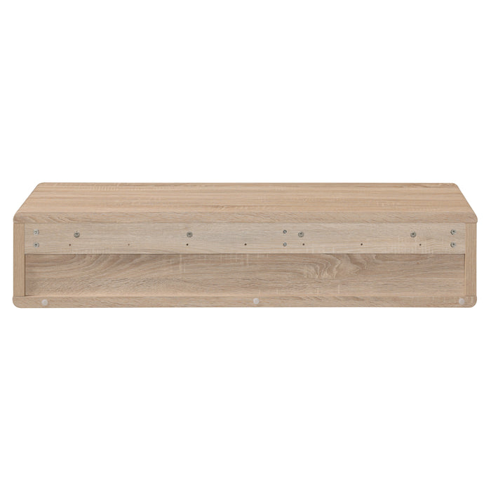 Tauris Hover Entertainment Center, TV Stand, Entertainment Unit 1200mm Wall Mount Unit Light Oak