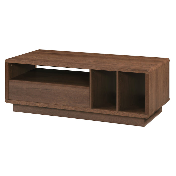 Tauris HOVERCTDO Coffee Table – Dark Oak with Painted Black Drawer