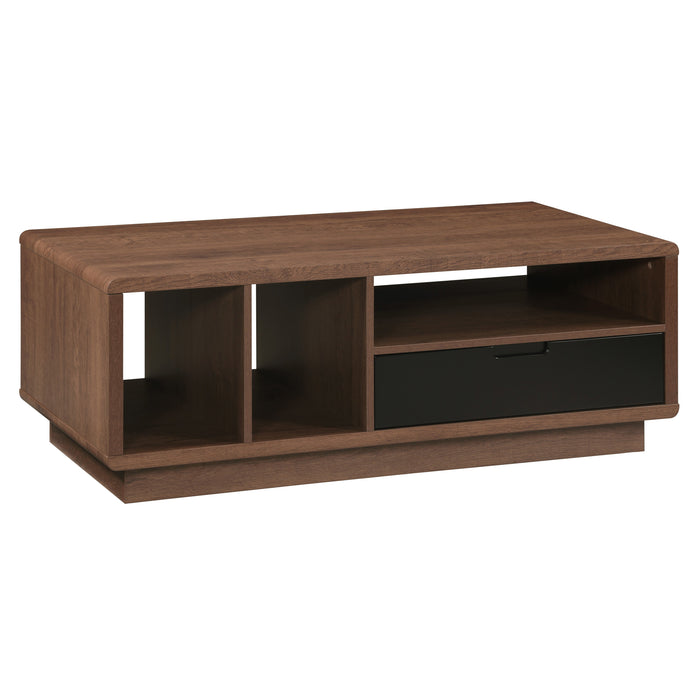 Tauris HOVERCTDO Coffee Table – Dark Oak with Painted Black Drawer