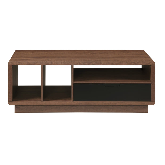 Tauris HOVERCTDO Coffee Table – Dark Oak with Painted Black Drawer