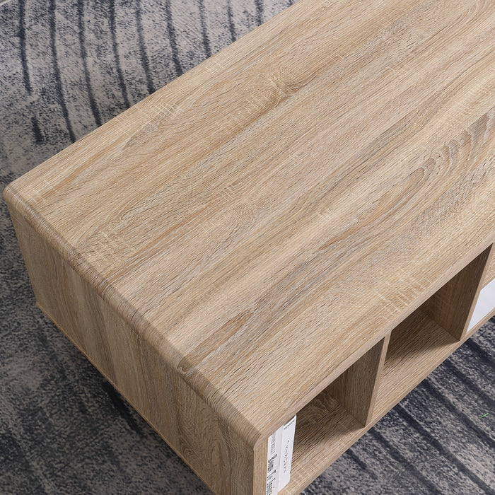 Tauris HOVERCTLO Coffee Table – Light Oak with Painted White Drawer
