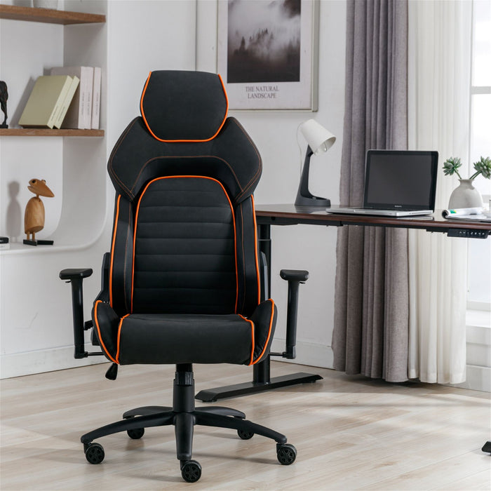 Hyper Ergonomic Gaming or Office Chair, adjustable arm rests, Black Orange by Tauris -Home Living Store - -  